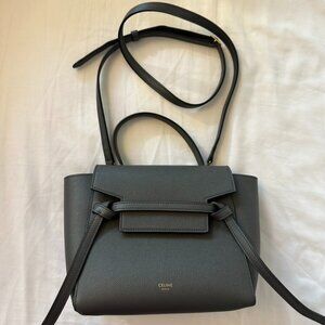 Celine Nano Belt Bag Gray